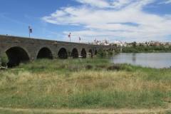 Middle part of the Guadiana River bridge.