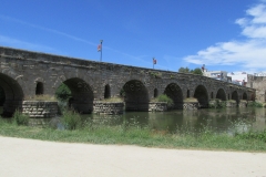 Guadiana River bridge from the island.