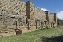 Retaining wall and Alcazaba wall.