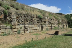 Retaining wall south of the Alcazaba.