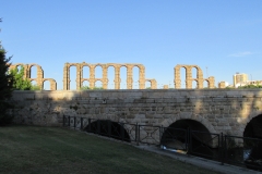 Albarregas River bridge and Proserpina Aqueduct.