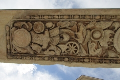 Underside of a lintel from the Temple of Mars.