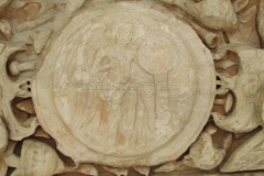 Medallion on the underside of a lintel from the Temple of Mars.