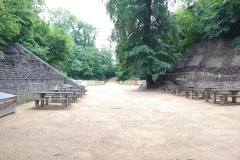 Northern gate area of the amphitheater.