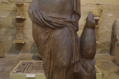 Statue of a Nymph from the beginning of the 2nd century CE. Found in Pourrières and displayed in the Musée Lapidaire.