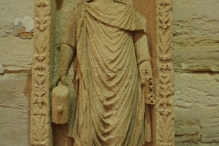 High relief of Sucellus dated to the Antonine period. Found in Séguret and displayed in the Musée Lapidaire.