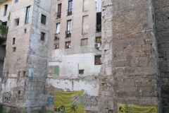 Towers 27 and 28 of the walls off Carrer del Sots - Tinent Navarro.