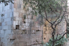 Section of the walls along Carrer de la Tapineria.