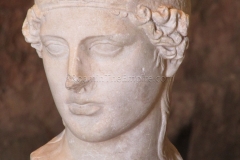 Head of Minerva found in the west cella of the Capitolium.