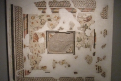 Asarotos Oikos mosaic from Aquileia. Dated to the late 2nd or early 1st century BCE. Museo di Santa Giulia.