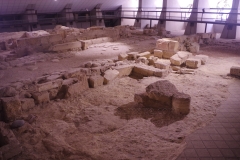 Area of the late antique building and early Christian space in the Area Archeologica di San Pietro degli Schiavoni.