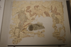 Mosaic of a Nereid on a marine bull, from a bathing complex at Bonaria. Displayed in the Museo Archeologico Nazionale di Cagliari.