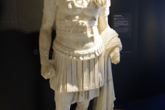 Marble statue of Drusus from Sant'Antioco. Displayed in the Museo Archeologico Nazionale di Cagliari.