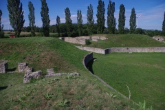 South end of the civilian amphitheater.