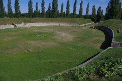 North end of the civilian amphitheater.