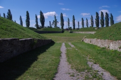 Civilian amphitheater from the north end.