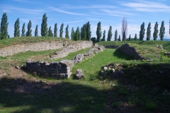 Seating support of the civilian amphitheater.