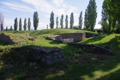 Western side of the civilian amphitheater.