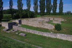 South entrance area of the civilian amphitheater.