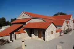 Reconstructed baths.