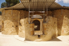 Frigidarium of the bathing complex.