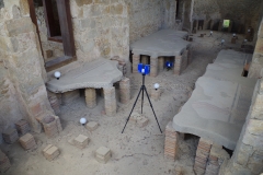 Tepidarium of the bathing complex.