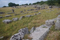 North Stoa (foreground) and West Stoa.