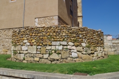 Remains of the tower at Plaza San Isidoro.