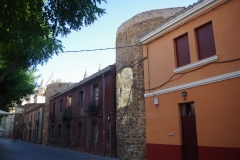 Walls  along the south part of Avenida los Cubos.