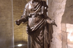Detail of the bronze sculpture of Sequana. Musée Archéologique de Dijon.