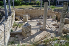 Baptistery/praefurnium area of the Thermes de l’Ouest.