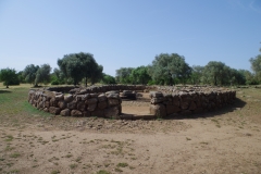 Sacred well of the Parco Archeologico Naturalistico di Santa Cristina.