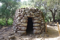 Roman era elongated hut at the Parco Archeologico Naturalistico di Santa Cristina.