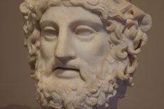 Head of Ares from Chalcis. Dated to the 1st-2nd century CE. New Archaeological Museum of Chalkis.