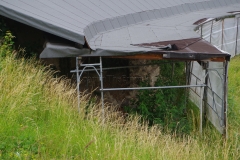 Detail of one of the few visible parts of the amphitheater.