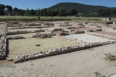 Manzana VII from the NE, with the Casa del Atrio.