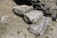 Stairway leading from the cryptoporticus to the quadriporticus.