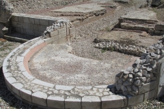 Frigidarium and frigidarium pool of the Forum Baths.