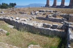 Constructions west of the Temple of Apollo.