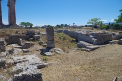 Constructions west of the Temple of Apollo.