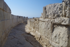 Corridor along the upper part of the theater.