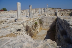 Eastern portico area with Hellenistic cistern..