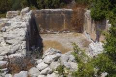 Cistern adjacent to the tholos.
