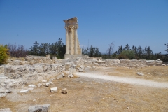 Temple of Apollo Hylates and temnos wall.