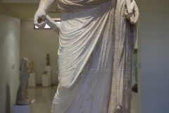Statue of Isis-Tyche from the Sanctuary of Isis. Dated to the 2nd century CE. Archaeological Museum of Dion.