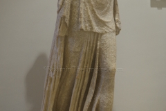 Cult state of Artemis Vaphyria from a sanctuary to the goddess at the mouth of the Vaphyras river. Dated to the 4th century BCE. Archaeological Museum of Dion.