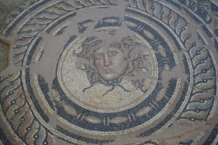 Medusa Mosaic from the Villa of Dionysus. Archaeological Museum of Dion.