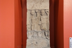 Votive altar to Nantosuelta and Sucellus, pictured below in relief, by one Bellausus, son of Massa.  Dated to the 1st-2nd century CE. From Sarrebourg. Musée de La Cour d'Or de Metz.