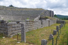 Scenae area of the theater.