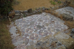 Detail of a cubiculum with opus sectile flooring.